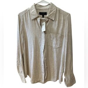 Banana Republic Natural Linen Blend Shirt